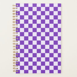 Grape soda checkerboard pattern プランナー手帳