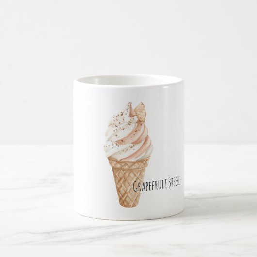 Grapefruit Ice Cream Cone コーヒーマグカップ (中央)