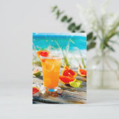 Grapefruit Margarita – Beach Drink シーズンポストカード (スタンド正面)