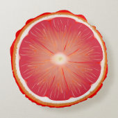 Grapefruit pomelo slice ラウンドクッション (裏面)