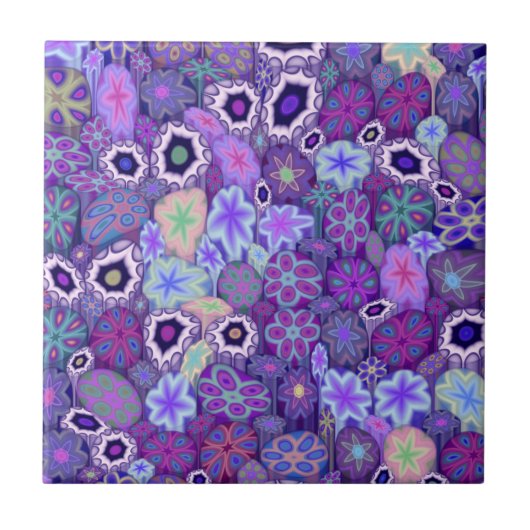 Grapeness Millefiori タイル (正面)