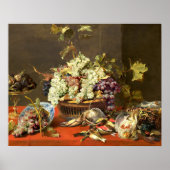 Grapes and Game - Frans Snyders Fine Art ポスター (正面)