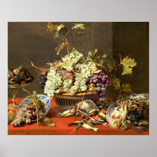 Grapes and Game - Frans Snyders Fine Art ポスター (正面)
