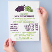 Grapes, Greengrocers Advertising チラシ (手)