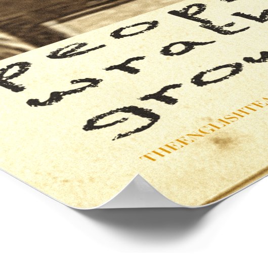 Grapes of Wrath image/text ポスター (角)