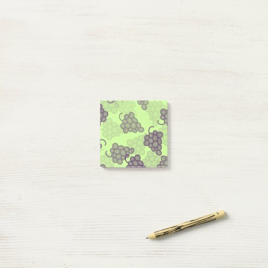 Grapes Post t Notes ポストイット (デスク上)