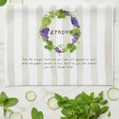 Grapes - Quran Verse キッチンタオル (折り畳み)