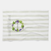 Grapes - Quran Verse キッチンタオル (横)