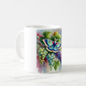 Grapevine Moth 070824AREF124 - Watercolor コーヒーマグカップ (正面左)