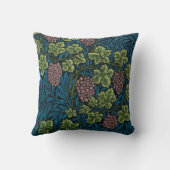  Grapevines with clusters of pink grapes  クッション (裏面)