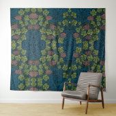  Grapevines with clusters of pink grapes  タペストリー (インサイチュ(横))