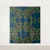  Grapevines with clusters of pink grapes  タペストリー (正面)