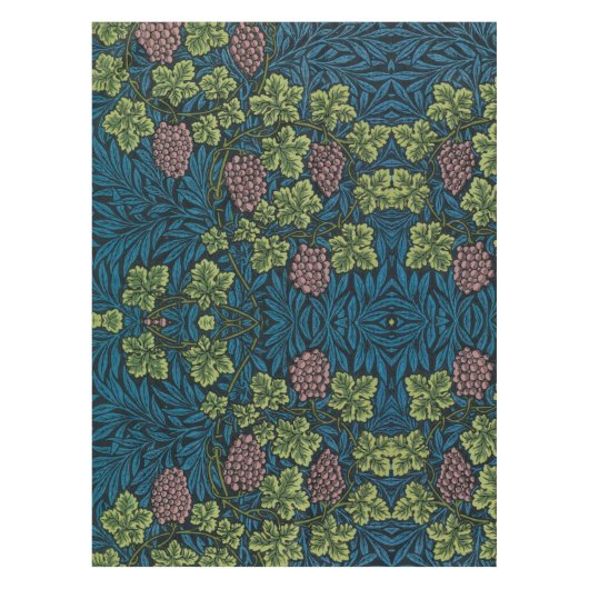  Grapevines with clusters of pink grapes  テーブルクロス (正面)