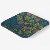  Grapevines with clusters of pink grapes  ペーパープレート (傾斜あり)