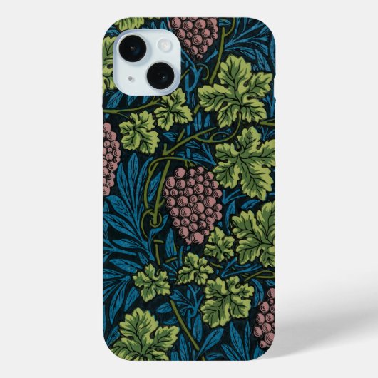  Grapevines with clusters of pink grapes  Case-Mate iPhoneケース (裏面)