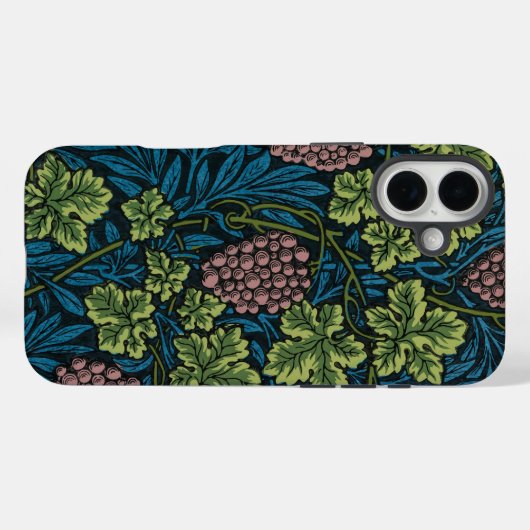 Grapevines with clusters of pink grapes  Case-Mate iPhoneケース (裏面 (横))