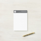 Graph Grid 5 squares an inch  ポストイット (デスク上)