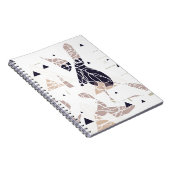 graph paper triangle soft Design by SIRAdesign ノートブック (右側)