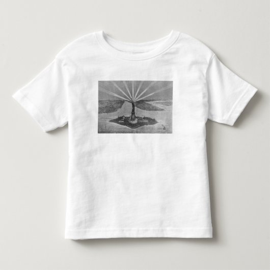 「Graphicからの自由の女神、 トドラーTシャツ (正面)