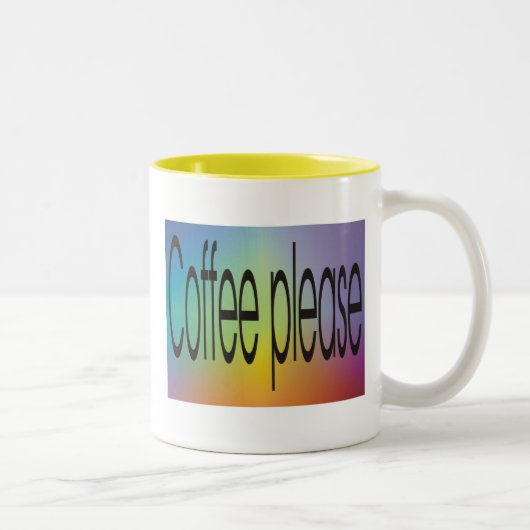 Graphic1coffeeのコップ#2 ツートーンマグカップ (右)