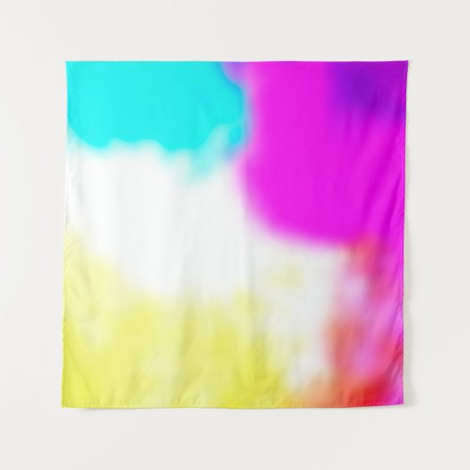 graphic design digital blur background texture col タペストリー (正面)