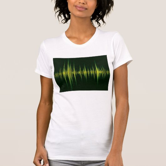 Graphic Equalizer Womens T-Shirt Tシャツ (正面)