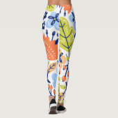 Graphic Flower Tight Leggings レギンス (裏面)