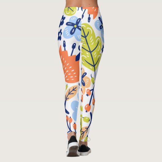 Graphic Flower Tight Leggings レギンス (裏面)