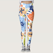 Graphic Flower Tight Leggings レギンス (正面)