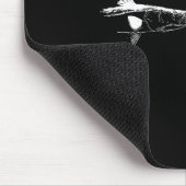 Graphic Fly Fishing Hook Line - Fish Snook  マウスパッド (コーナー)