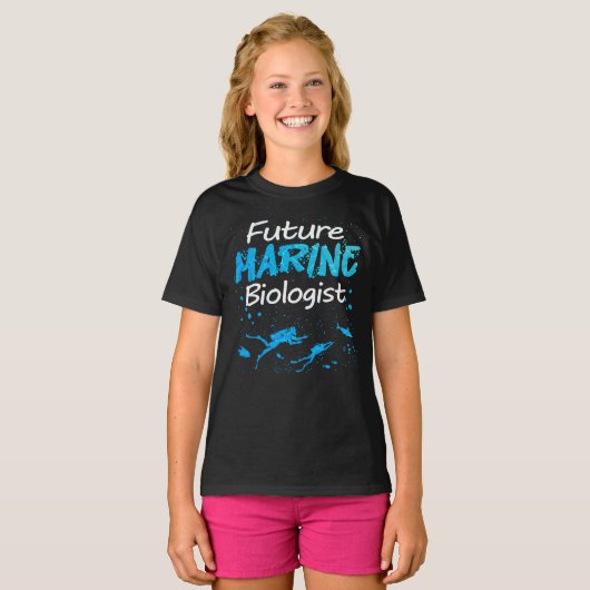 Graphic Future Marine生物学者 Tシャツ (正面フル)