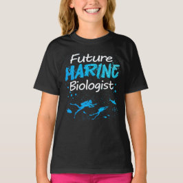 Graphic Future Marine生物学者 Tシャツ