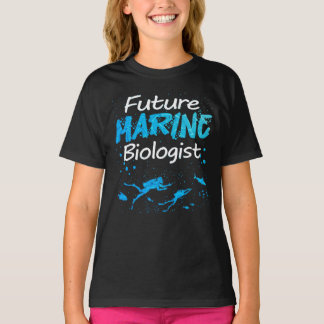 Graphic Future Marine生物学者 Tシャツ