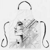 Graphic Line Face  エプロン (正面)