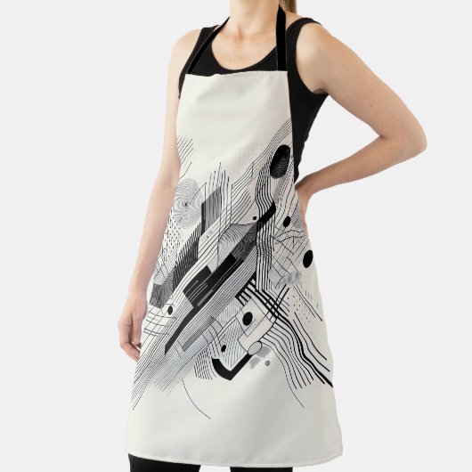 Graphic Monochrome Line  エプロン (インサイチュ)