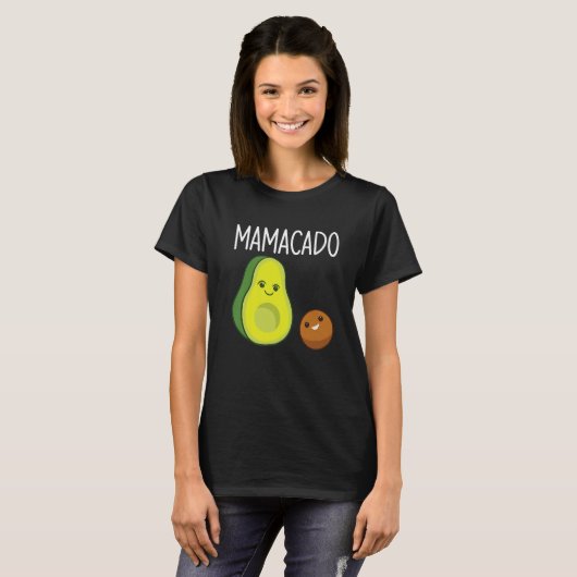 Graphic of Mamacado Papacado for Avocado   3 Tシャツ (正面フル)