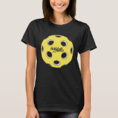 Graphic Pickleball Ball Yellow Tシャツ (正面)