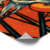 Graphic Pop Art Panel: SIGNAL SHRED! Comic Style ポスター (角)