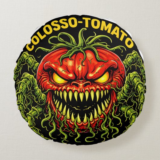 Graphic product de ラウンドクッション (正面)