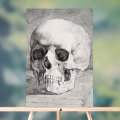 Graphic Skull Art: Minimalist & Bold Ink Design アクリルサイン (ニュートラル)