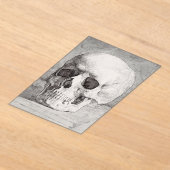 Graphic Skull Art: Minimalist & Bold Ink Design アクリル招待状 (レイダウン)