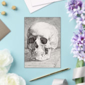 Graphic Skull Art: Minimalist & Bold Ink Design アクリル招待状 (インサイチュ (ウェディング))