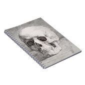 Graphic Skull Art: Minimalist & Bold Ink Design ノートブック (右側)