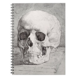 Graphic Skull Art: Minimalist & Bold Ink Design ノートブック