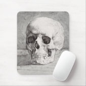 Graphic Skull Art: Minimalist & Bold Ink Design マウスパッド (マウス)