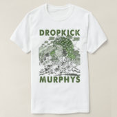 Graphic skull picture punk music band   tシャツ (デザイン正面)