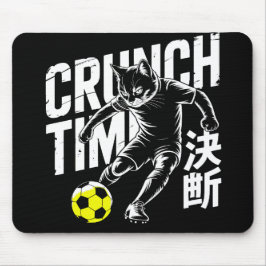 Graphic Soccer Cat - For Gamers & Office Pros マウスパッド