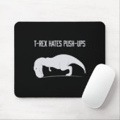 Graphic T-rex Hates Push-ups Funny Gym Trex Pet Di マウスパッド (マウス)