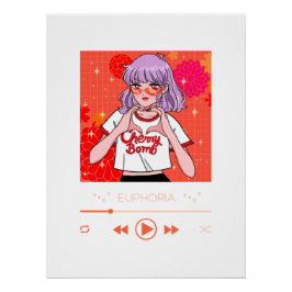 Graphic Tee Design | Anime Wall Art ポスター