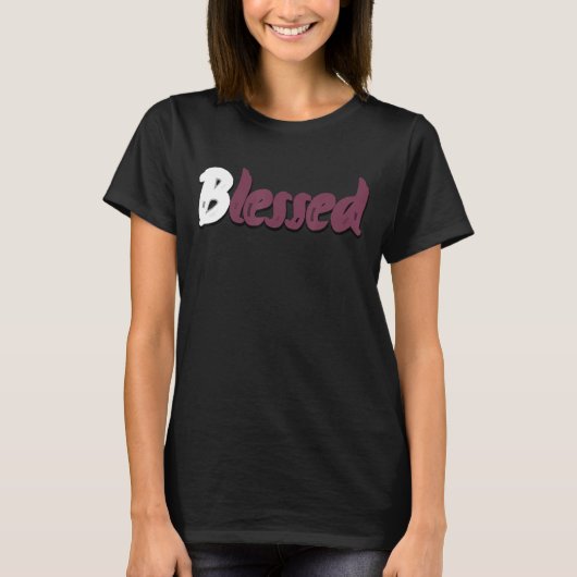 Graphic Tees Blessed Drippng Sneaker Match 1 High  Tシャツ (正面)